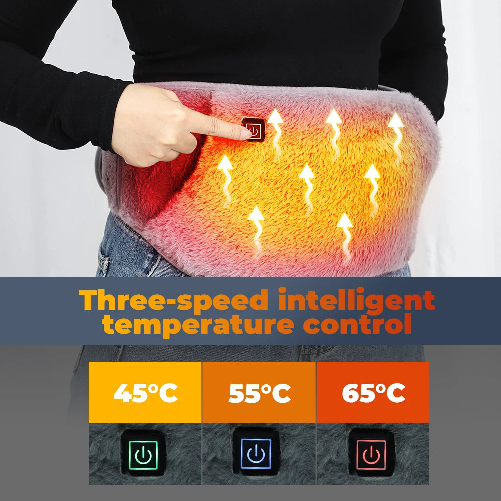 Winter Cold Relief Electric Heating Belt and Abdomen Hand Warmer - 4