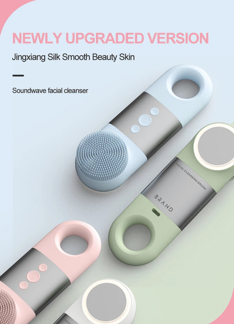 Daily Skincare Hot Cold Facial Cleansing Brush for Deep Cleaning - 7