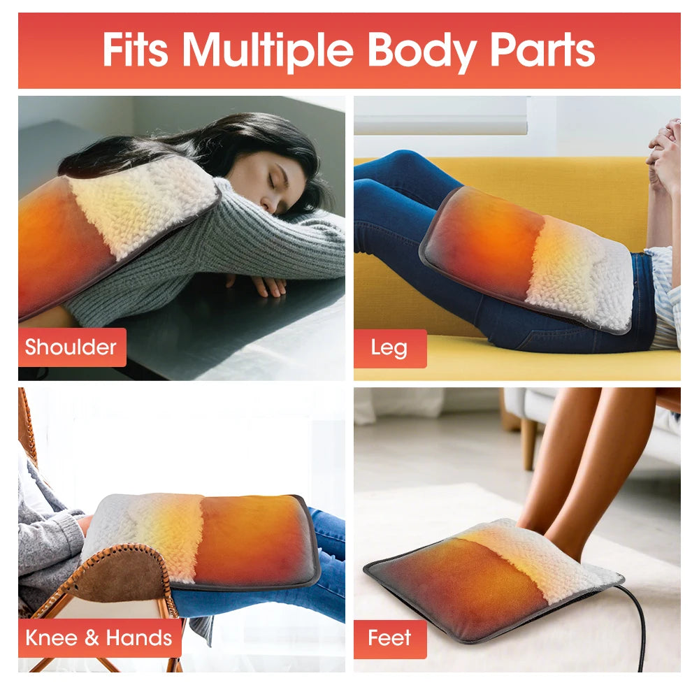 Under Desk Electric Foot Warmer Mat for Cozy Winter Evenings - 4