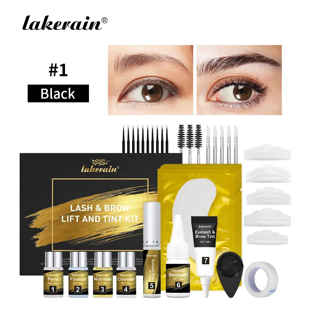 Beauty Salon Lash Lift and Tint Kit for Long Lasting Curls
