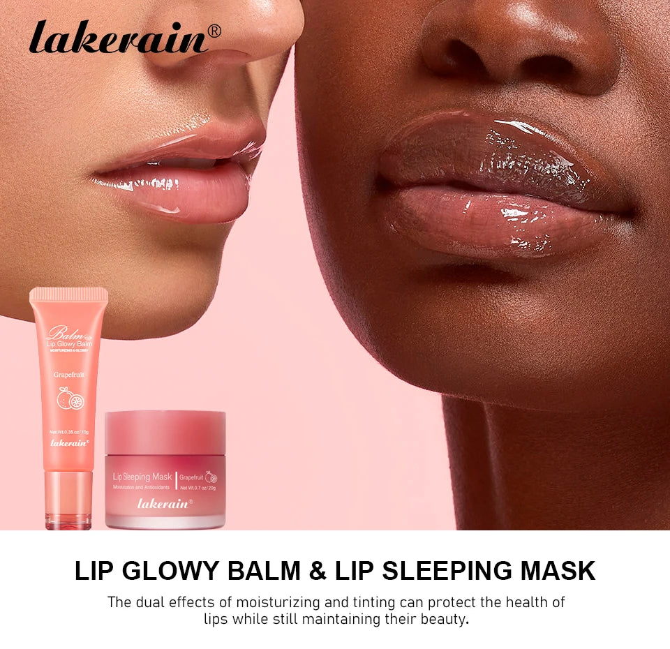 Daily Care Lip Balm and Mask Set for Smooth and Hydrated Lips