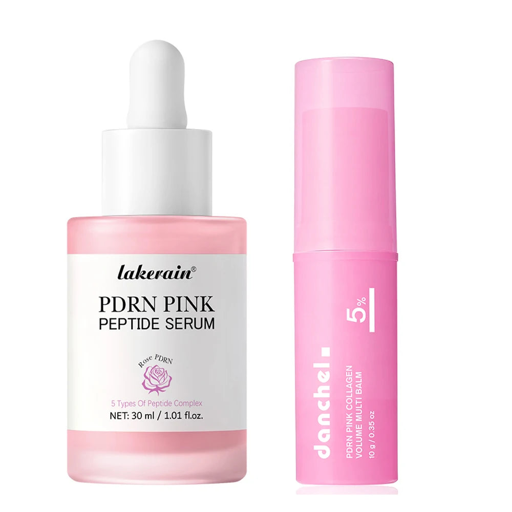Daily Skincare Salmon Pdrn Pink Peptide Serum And Volume Multi Balm Set - 34