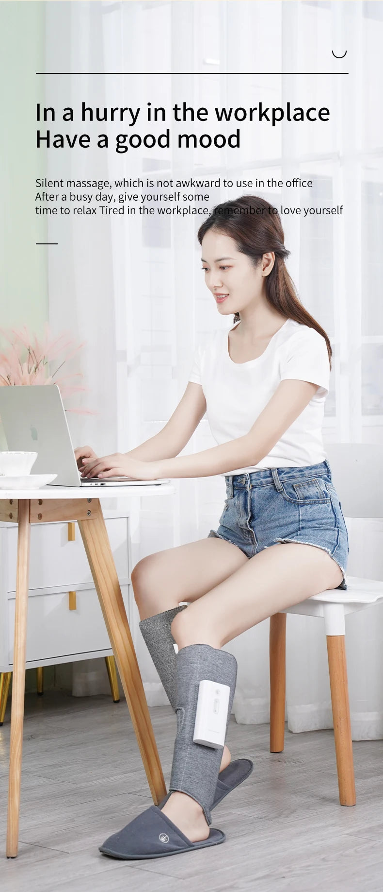 Daily Comfort Cordless Airbag Compression Leg Massager for Muscle Relaxation - 14