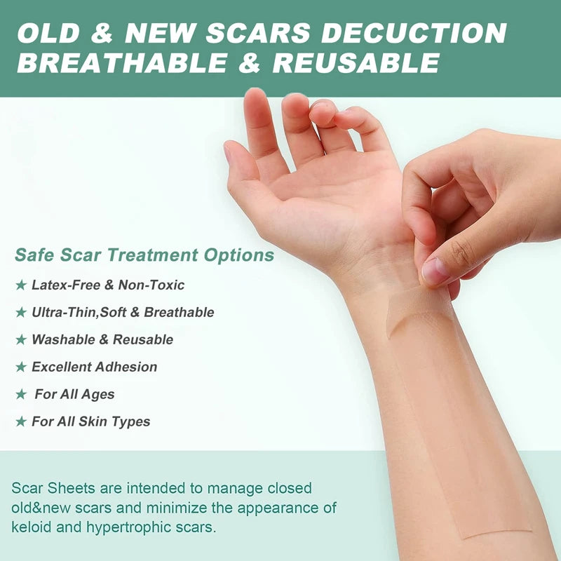 Skin Care Silicone Gel Scar Patch for Invisible Scar Cover and Repair