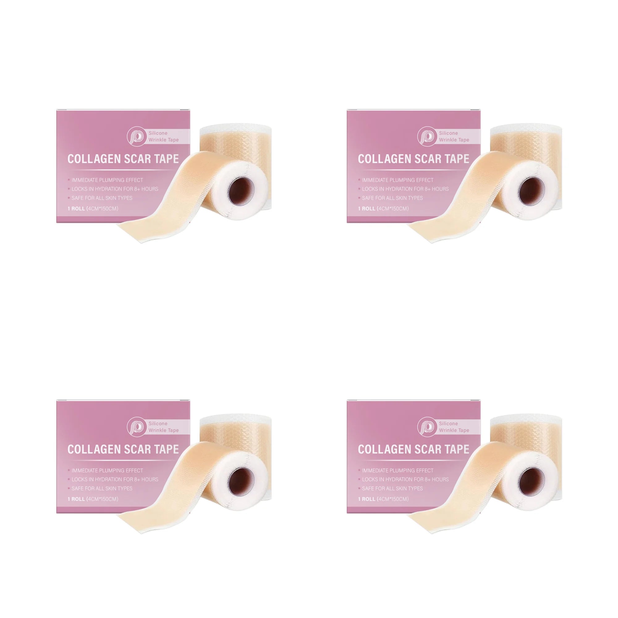 Daily Skin Care Silicone Collagen Scar Tape for Smooth Texture and Hydration - 15