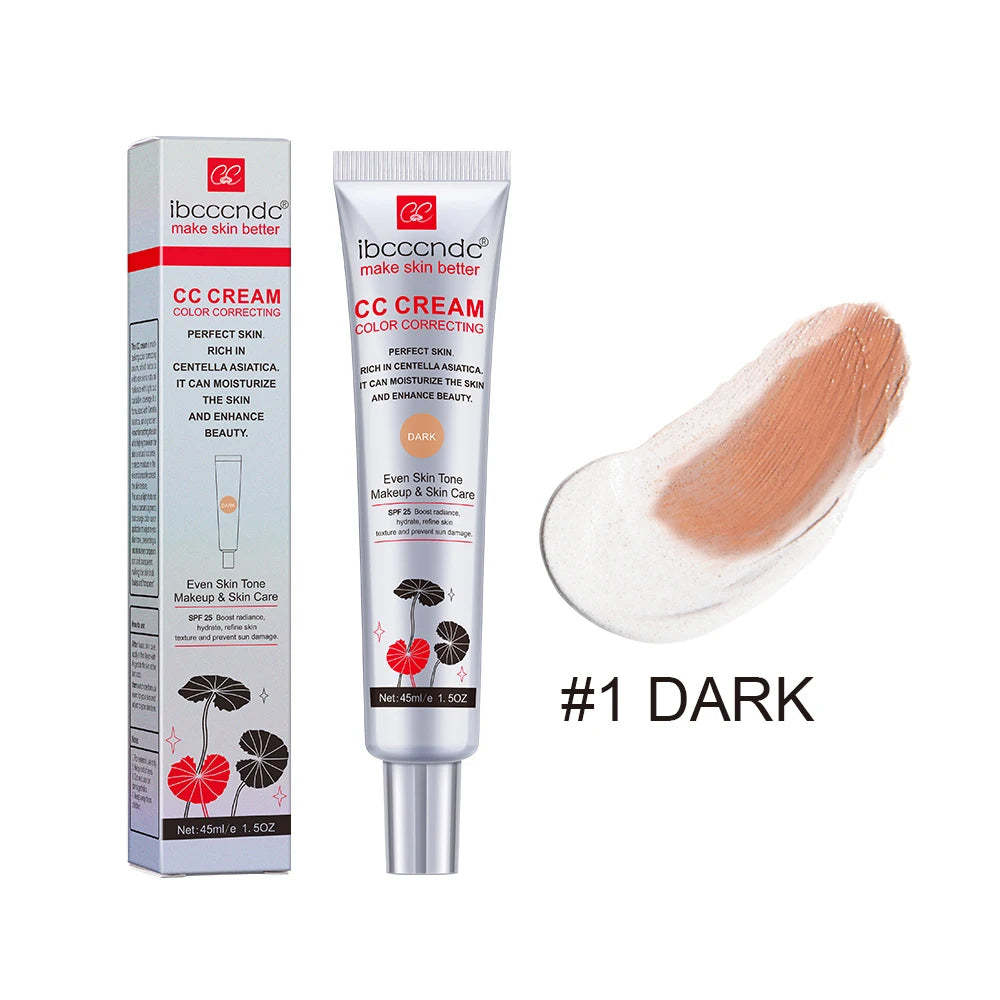 Daily Makeup Routine Color Correcting CC Cream Natural Luminous Finish