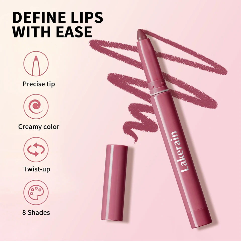 Daily Makeup Stain Lip Liner Pencil for Long Lasting Matte Definition