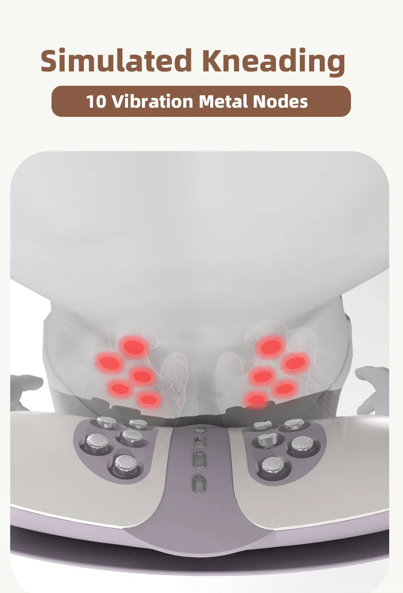 At Home Back Pain Electric Lumbar Traction Device and Waist Massager - 13