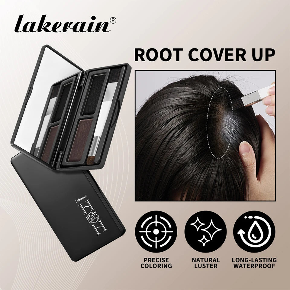 Daily Root Touch Ups Hair Concealer Powder for Instant Grey Coverage - 7