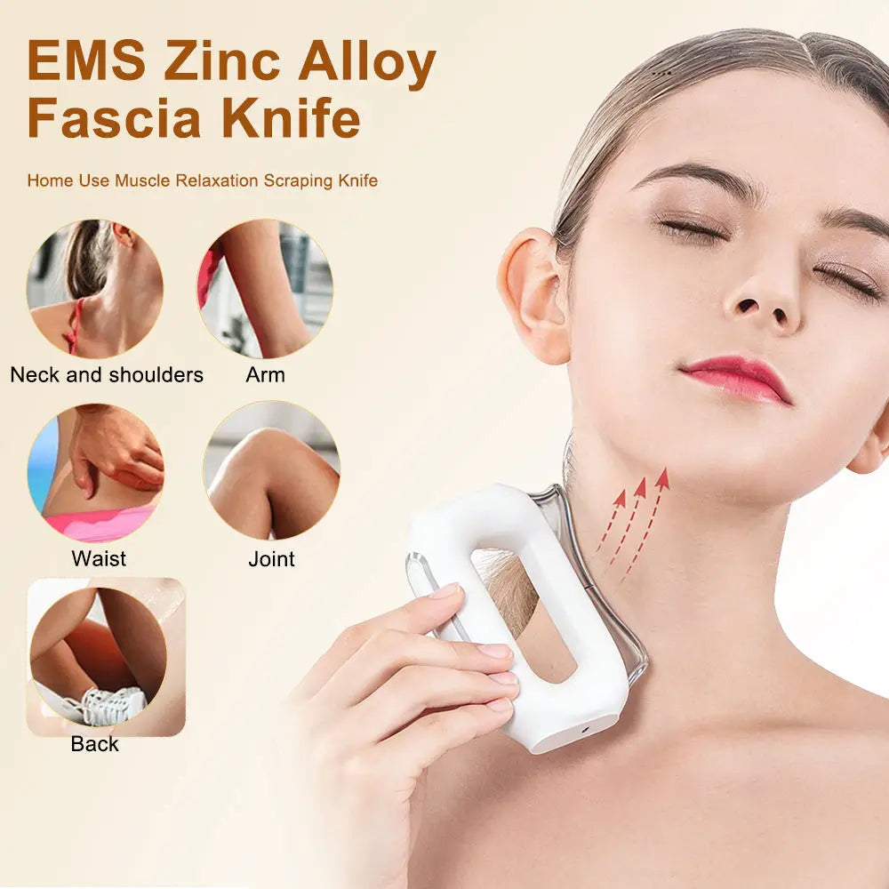 Home Body Muscle Relaxation Electric Fascia Knife Vibration Massager Tool