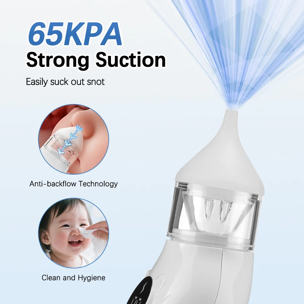 Nursery Nasal Aspirator gentle electric nose cleaner for stuffy babies - 13