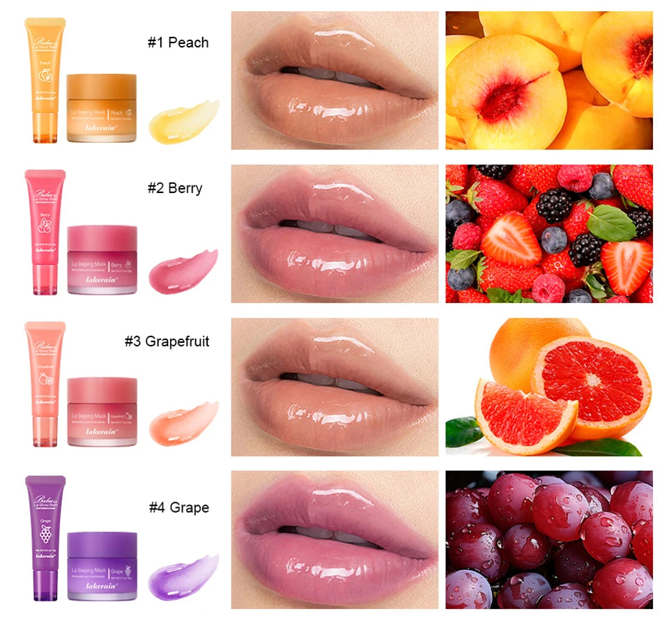 Daily Care Lip Balm and Mask Set for Smooth and Hydrated Lips - 9