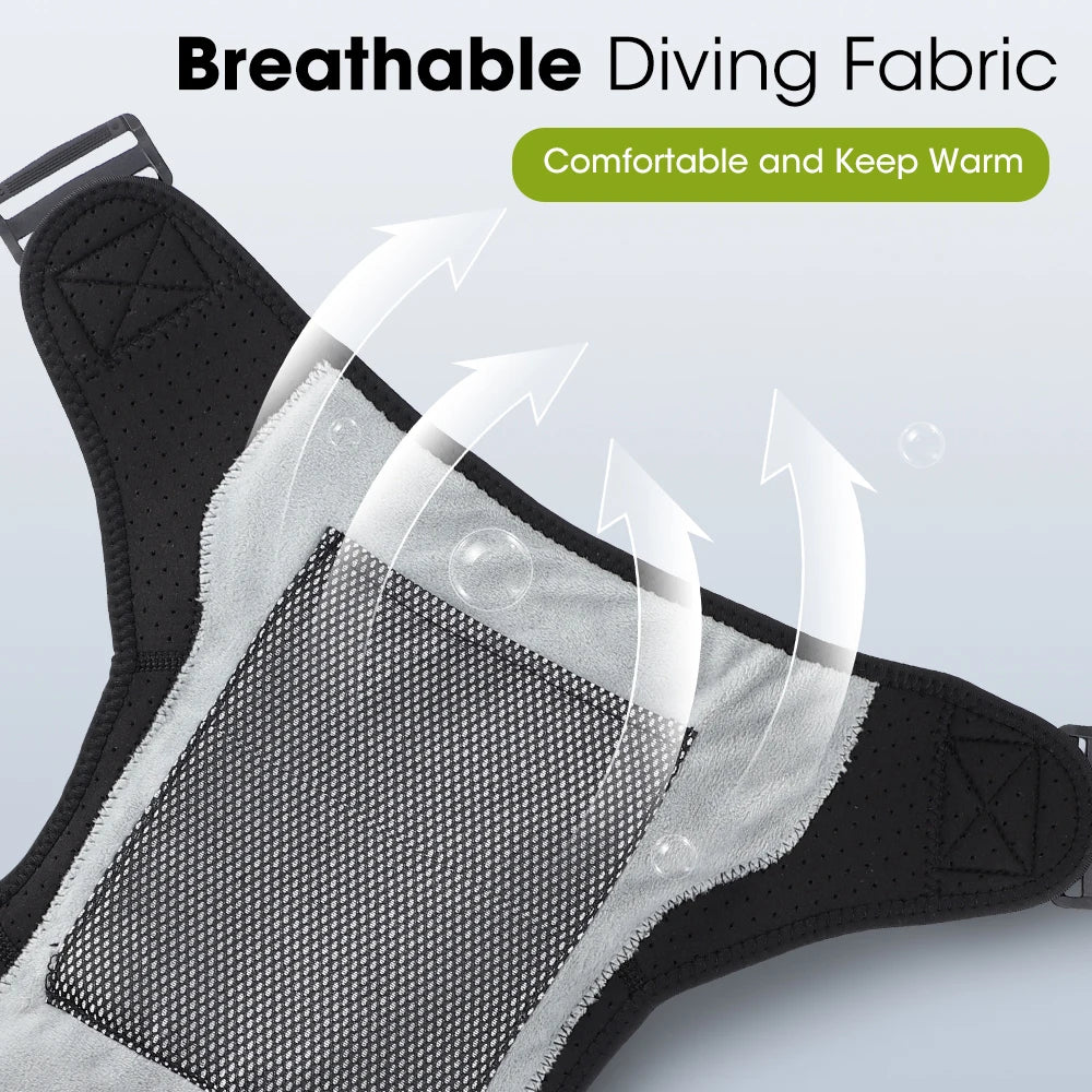 At home cordless shoulder heating massager with app control and vibration - 30