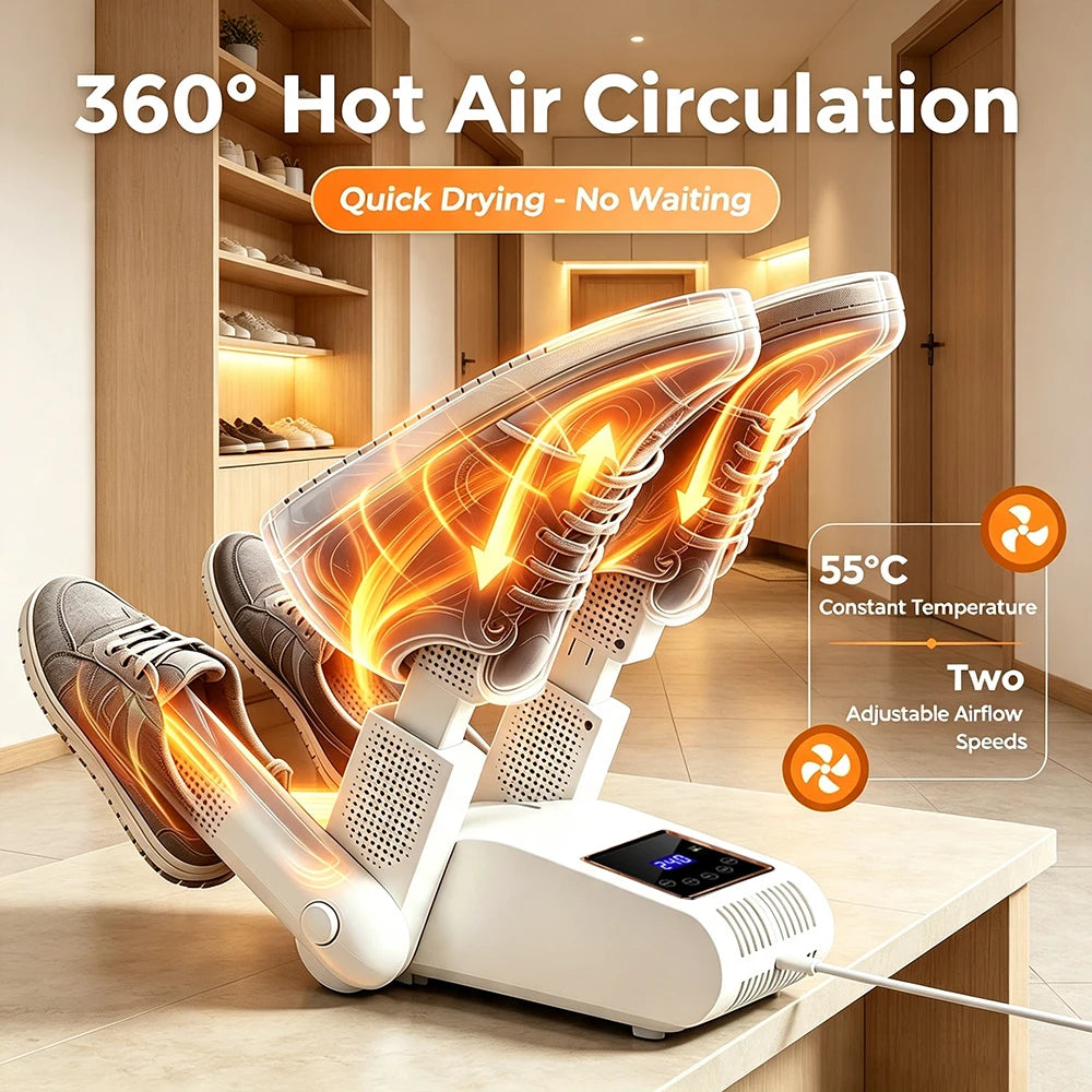 Wet Winter Boots Electric Shoe Dryer for Fast Warming and Drying Care