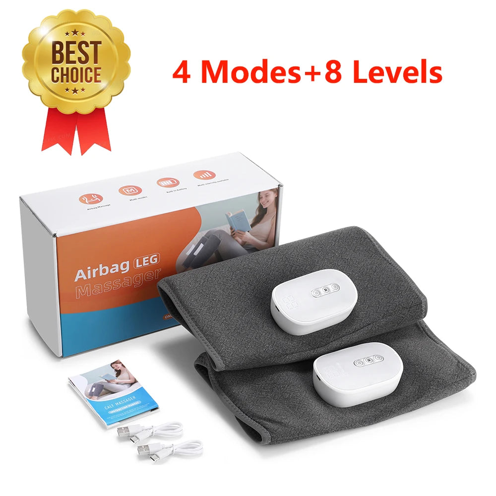 Office Desk Air Compression Calf Massager for Relaxation