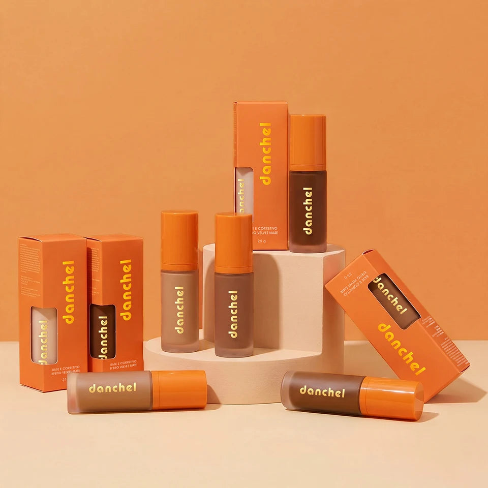 Daily Makeup Liquid Foundation and Concealer for Smooth Matte Coverage - 18