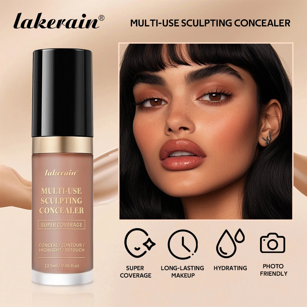 Daily Makeup Routine Waterproof Liquid Concealer for Flawless Coverage - 3