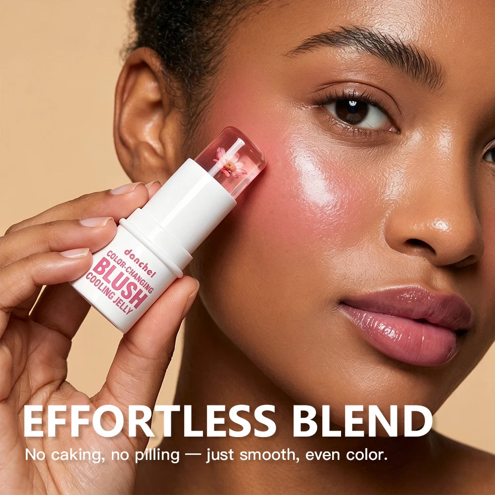 Daily Makeup Color Changing Jelly Blush Stick with Deep Hydration