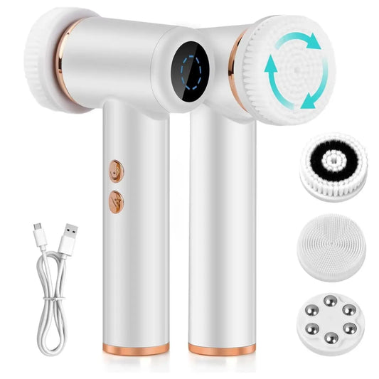 Bathroom Electric Facial Cleansing Brush for Deep Skin Exfoliation