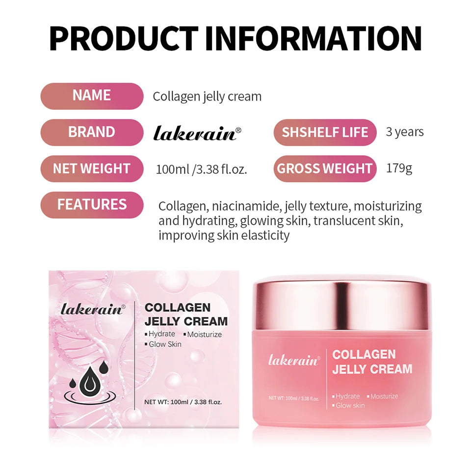 Daily Skincare Routine Collagen Jelly Cream and Peel Off Mask Set - 31