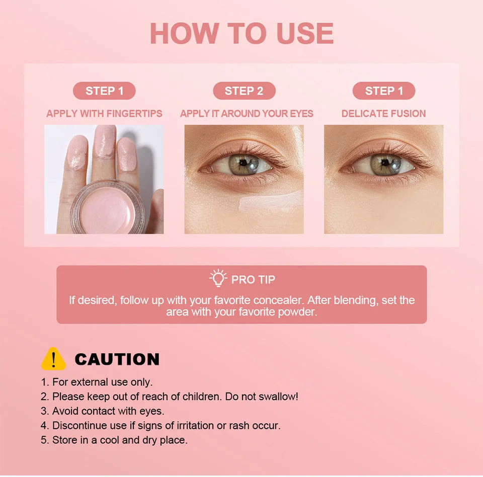Under Eye Brightener Cream to Neutralize Dark Circles and Glow