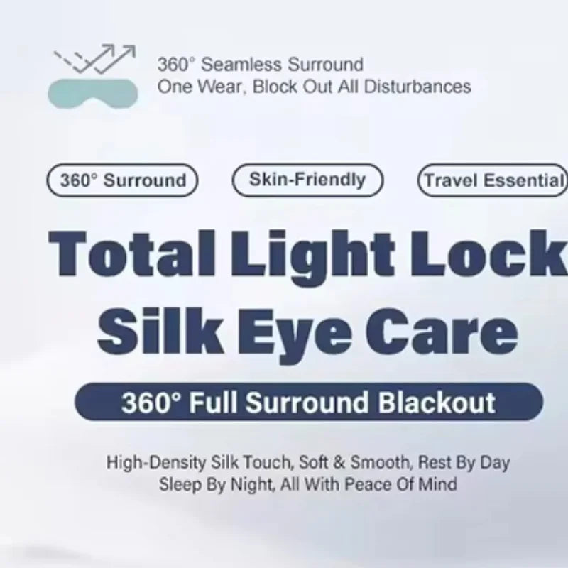 Better Travel Rest Silk Sleep Mask for Soft Pressureless Eye Coverage - 1
