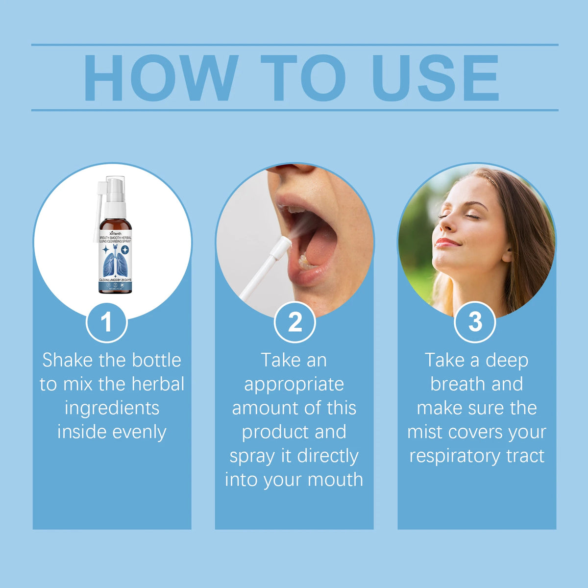 Daily Care Nasal Cleansing Spray for Throat Discomfort and Fresh Breath