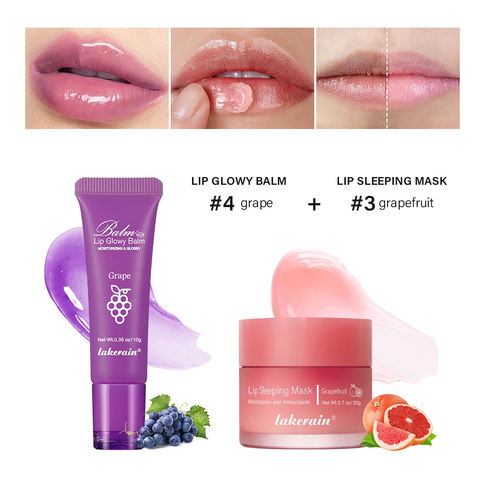 Daily Care Lip Balm and Mask Set for Smooth and Hydrated Lips