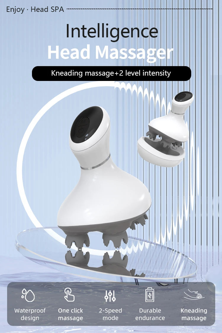 Home Relaxation Cordless Scalp Massager Electric Head Massager