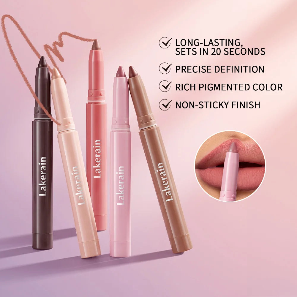 Daily Makeup Stain Lip Liner Pencil for Long Lasting Matte Definition
