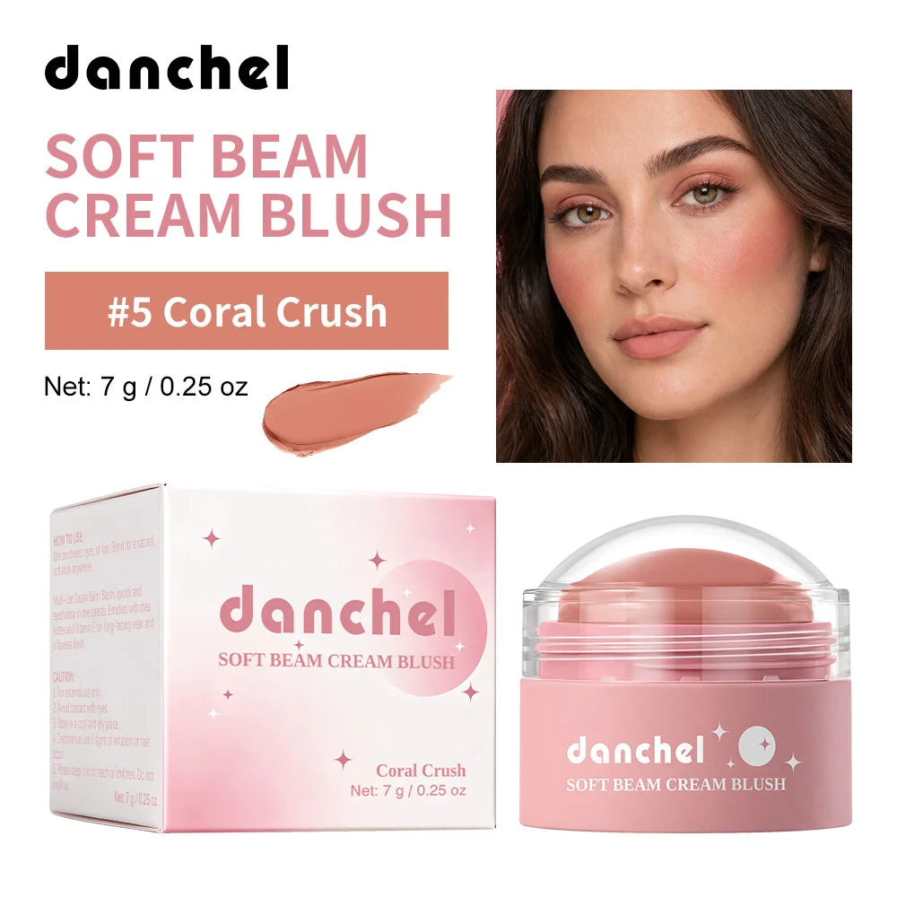 Daily Makeup Soft Cream Blush Long Wearing Multi Use Smooth Texture - 23