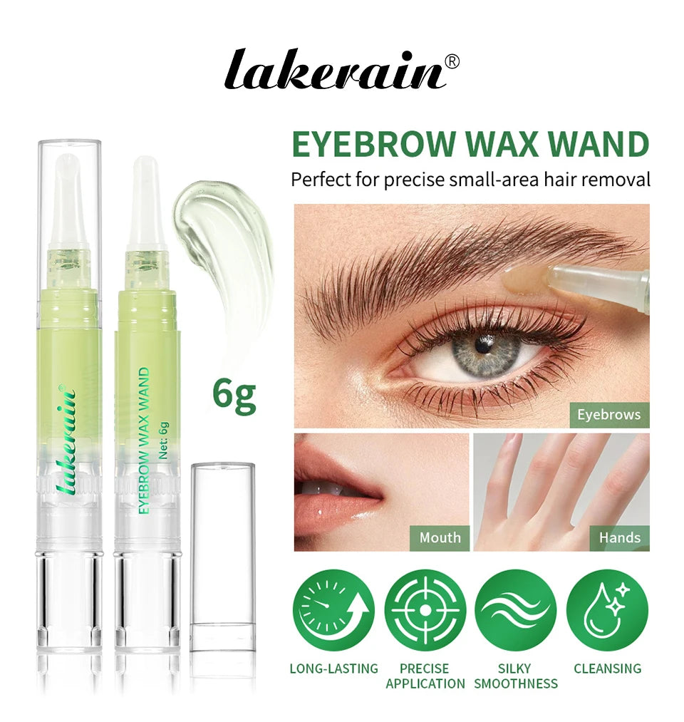 At Home Eyebrow Wax Wand Set for Precision Shaping and Smooth Results