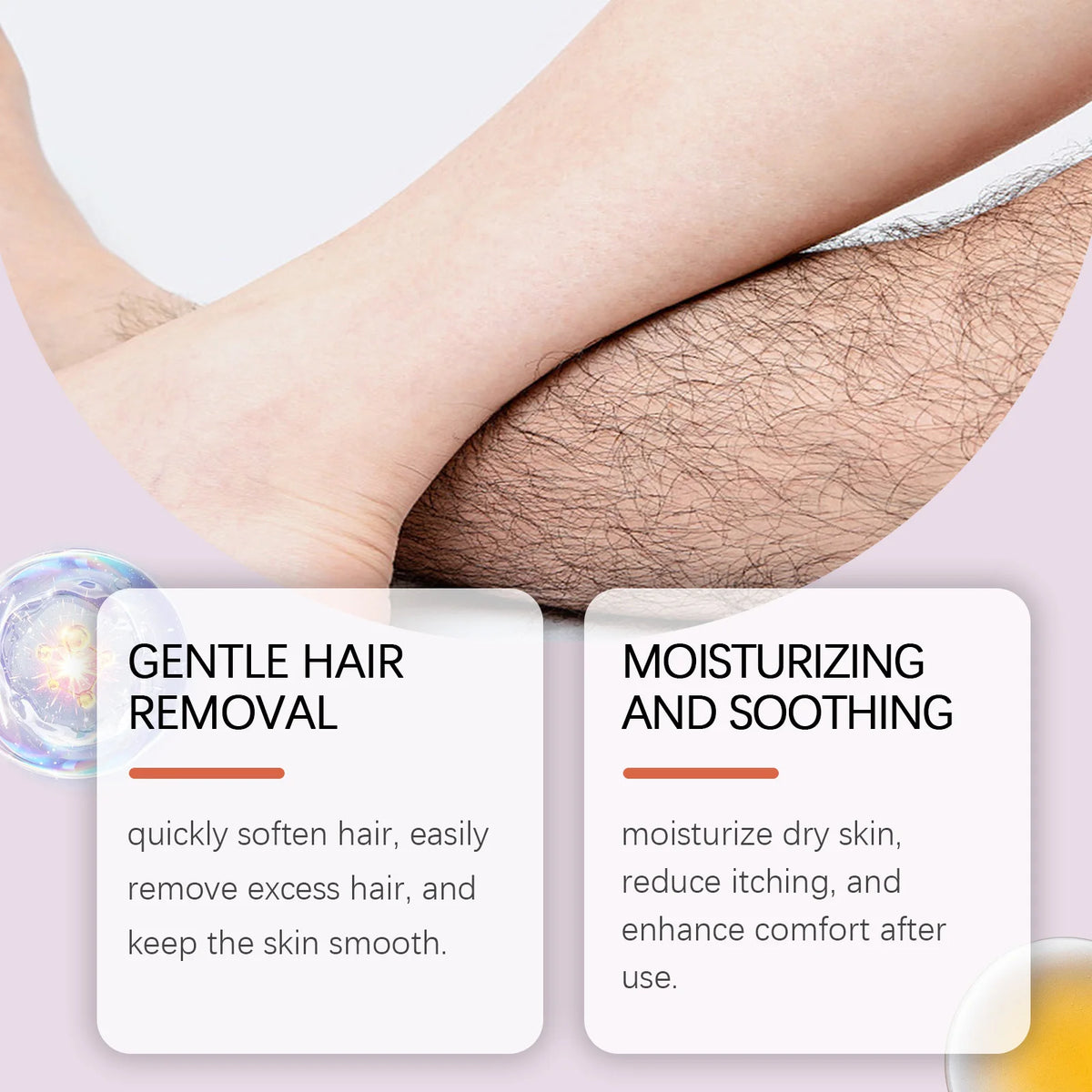 Smooth Skin Hair Removal Cream for Painless and Gentle Body Care