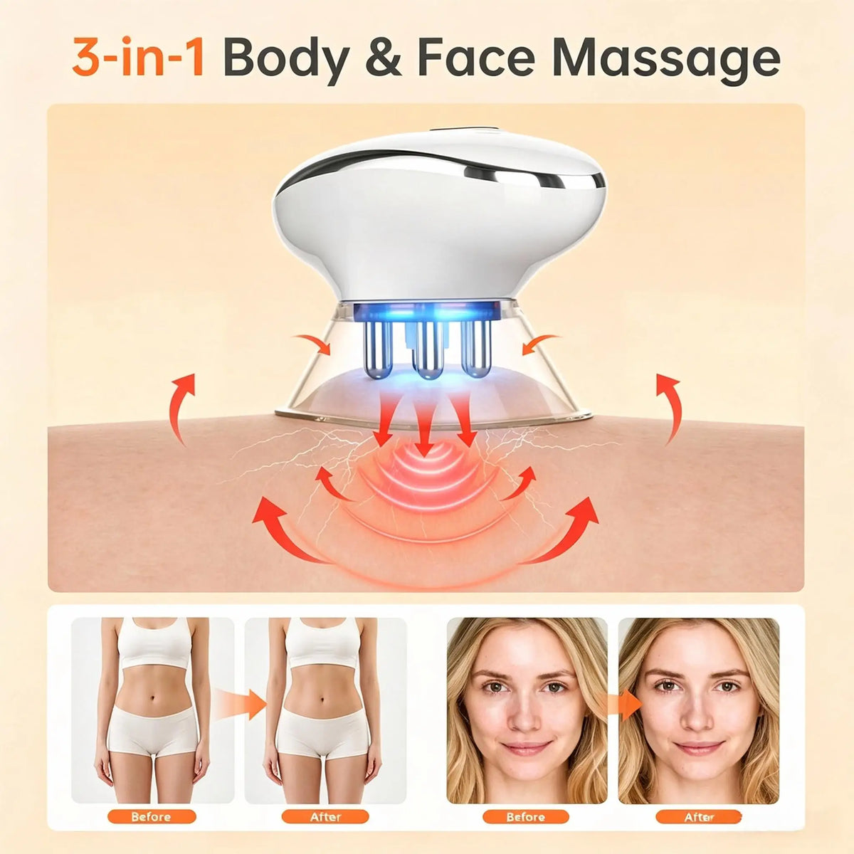 Home Spa Body Sculpting Machine for Firm Skin and Contouring