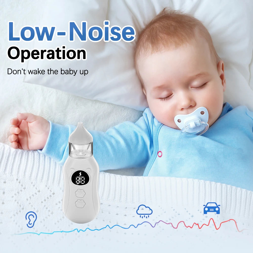 Nursery Nasal Aspirator gentle electric nose cleaner for stuffy babies - 12