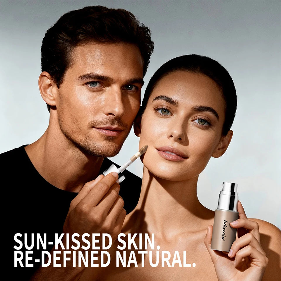 Daily Makeup Routine Foundation Cream with Hydrating and Nourishing Serum
