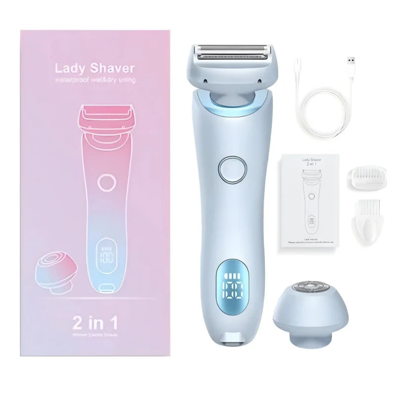 Bathroom Electric Shaver for Women Painless Lady Razor Smooth Shaving