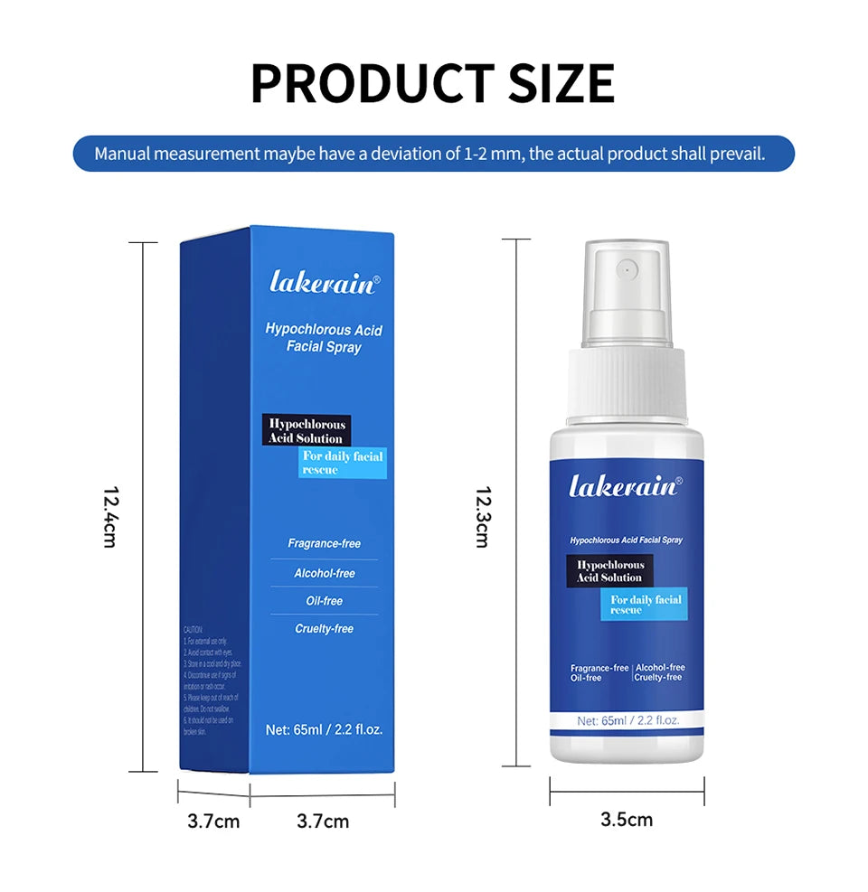 Daily Skincare Routine Hypochlorous Acid Facial Spray for Calm Skin