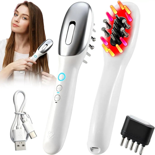 Scalp Care Electric EMS Scalp Massager Comb for Hair Growth