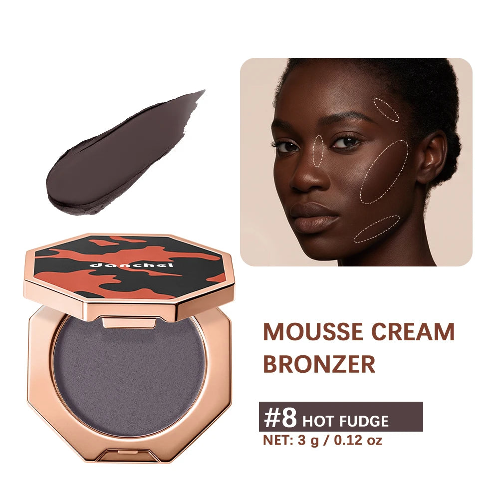 Daily Makeup Cream Mousse Contour Bronzer Soft Blend Matte Sculpt Shading - 22