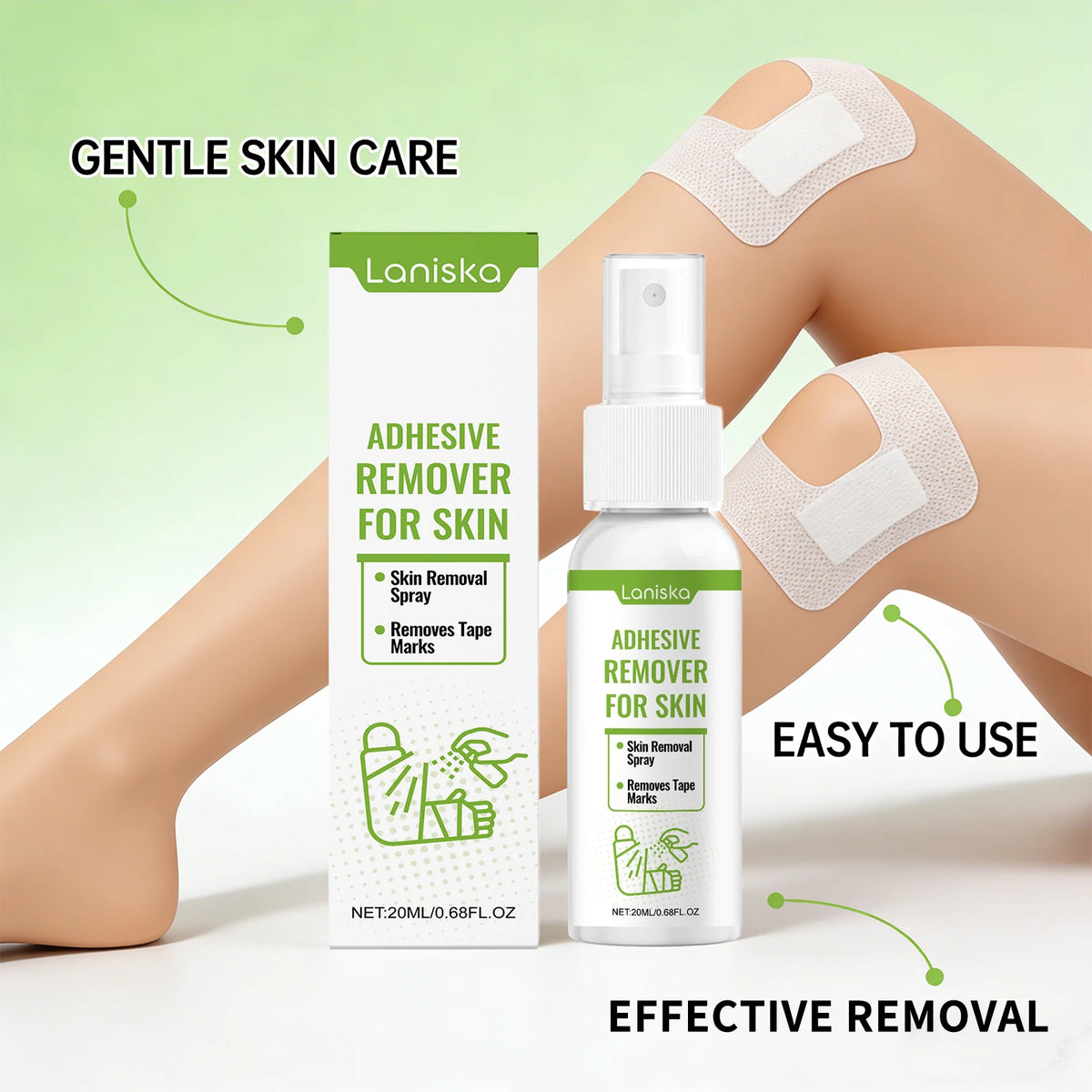 Painful Tape Removal Adhesive Remover Spray for Gentle Residue Cleanup