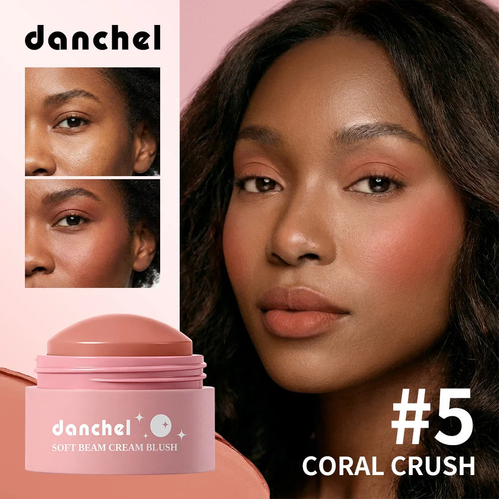Daily Makeup Soft Cream Blush Long Wearing Multi Use Smooth Texture - 2