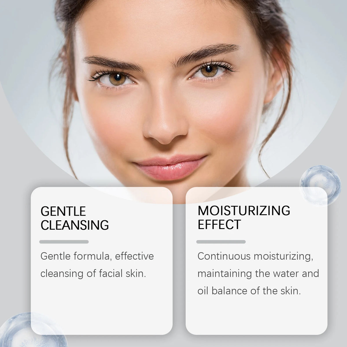 Daily skincare routine Vitamin C Facial Cleanser for deep cleansing pores