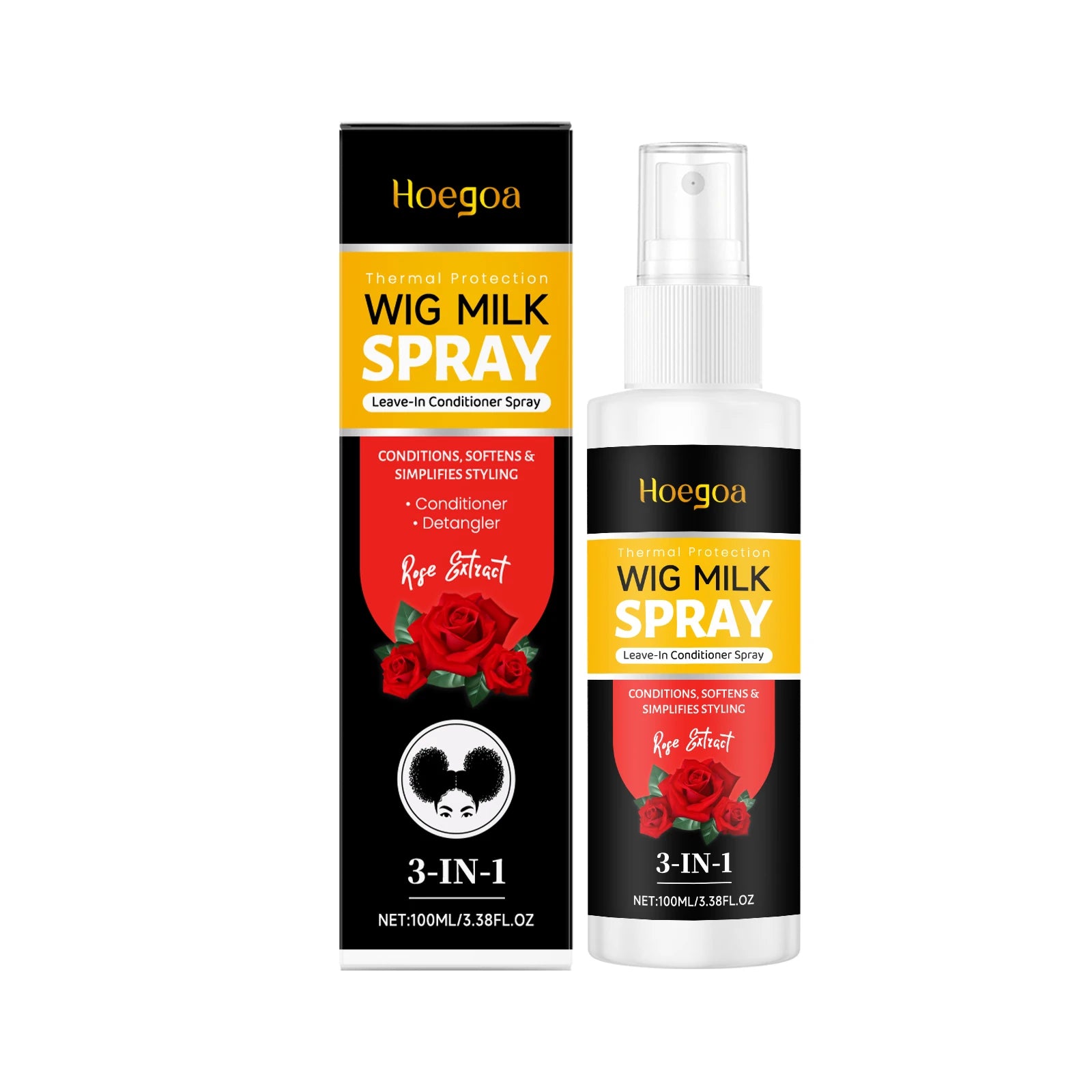 Daily styling wig conditioning spray for smooth and frizz free hair - 7