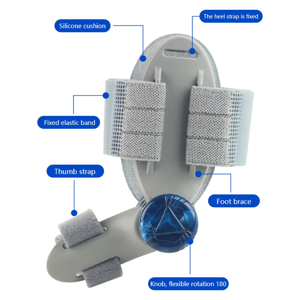 Home bunion adjuster brace with knob dial for comfortable toe alignment - 16