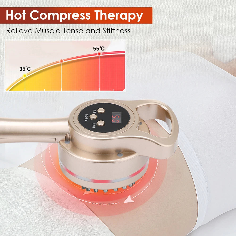At Home Electric Meridian Brush Massager for Body Slimming and Relaxation - 11