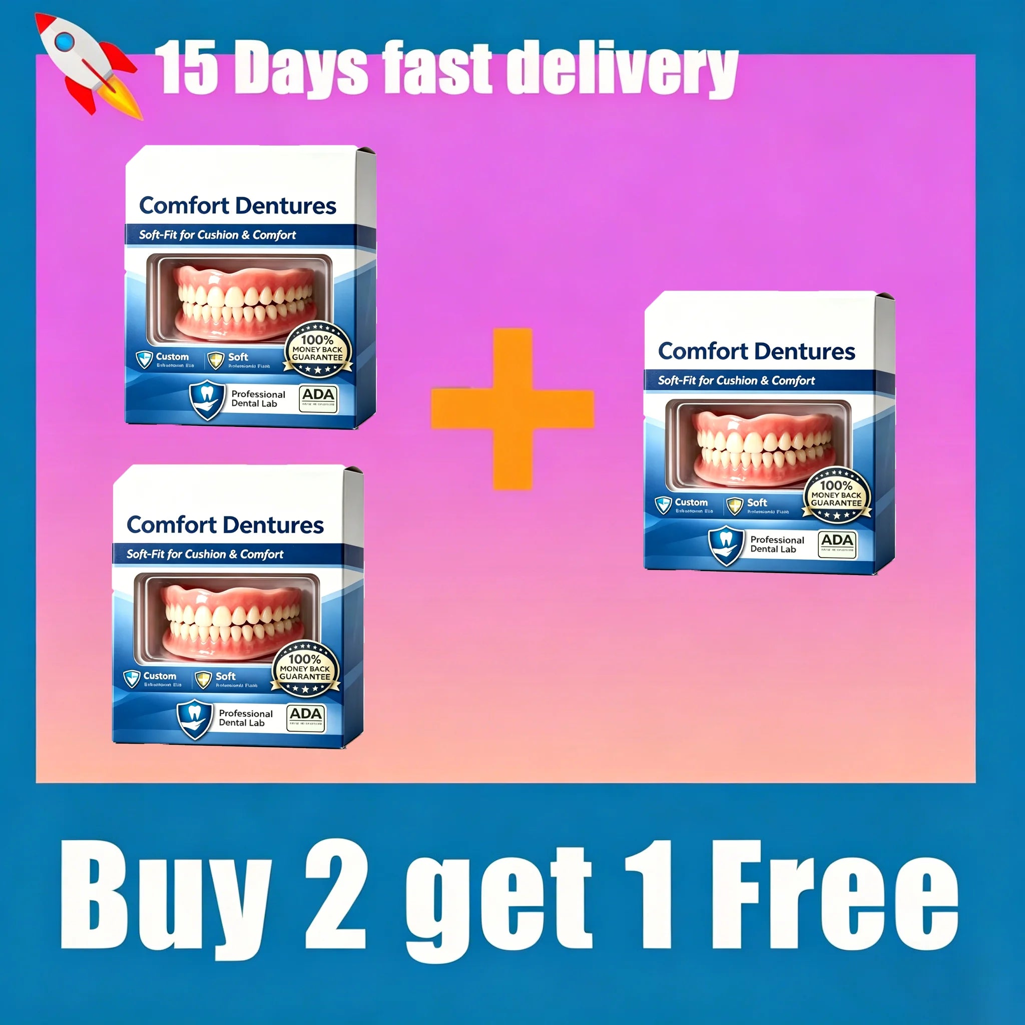 Daily Smile Snap-On Dentures for Instant Comfort and Natural Look - 8