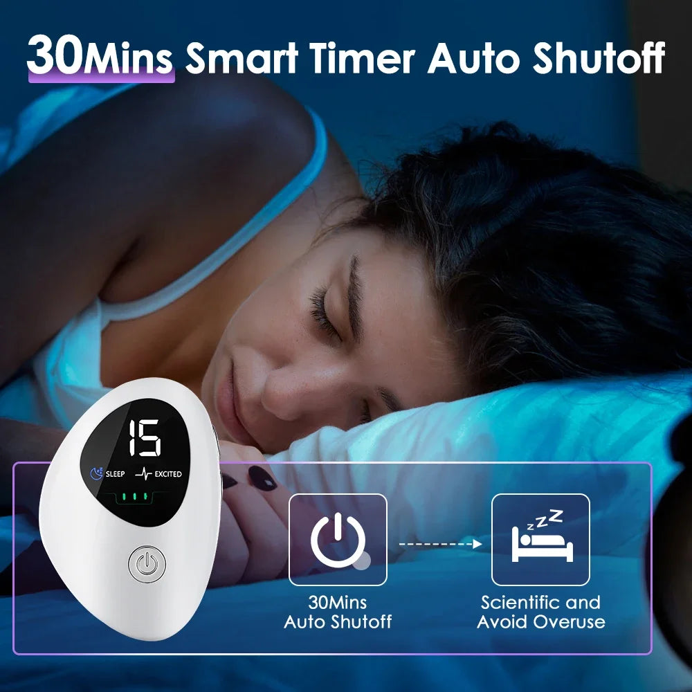 Insomnia Relief Microcurrent Sleep Aid Device for Deep Relaxation