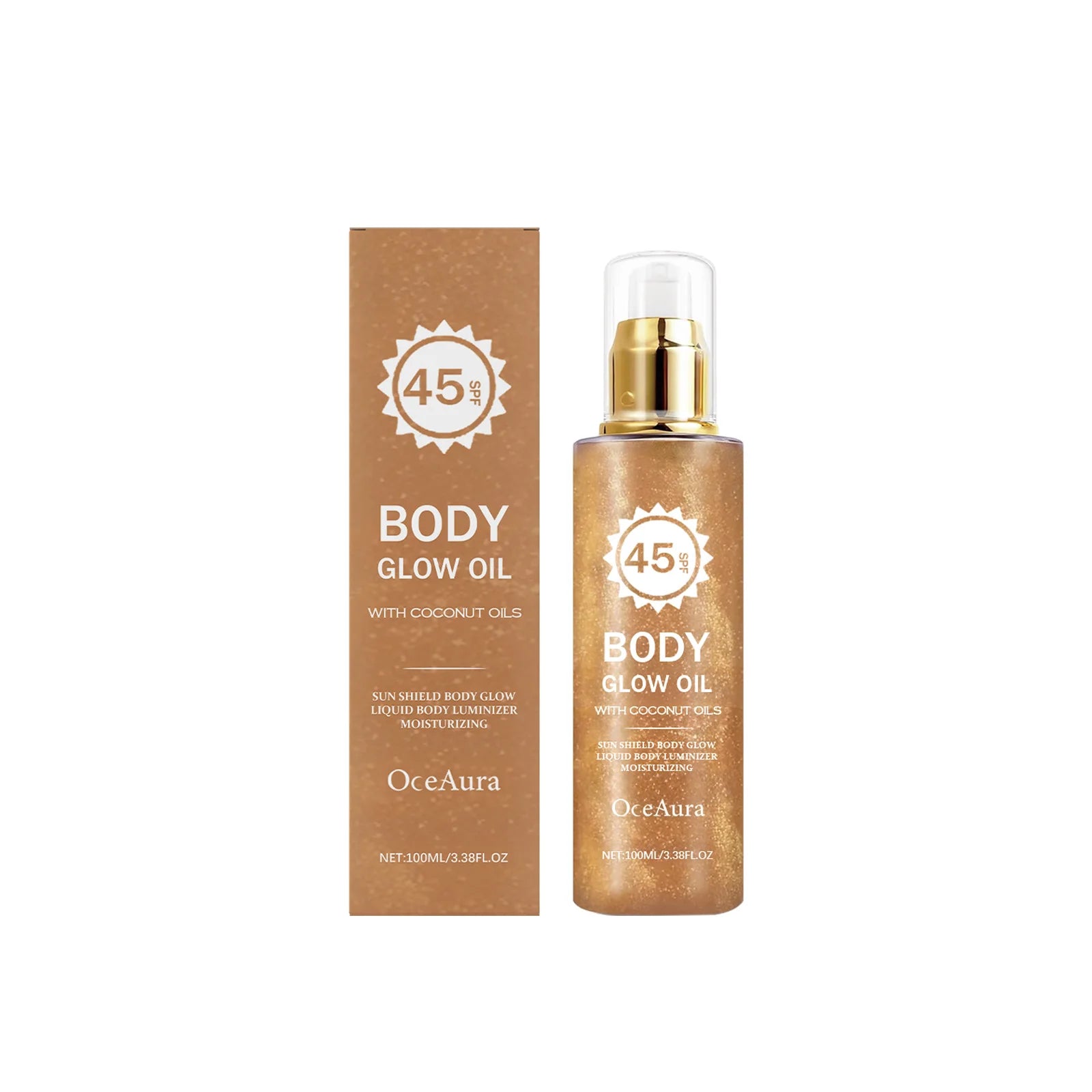 Beach days glowing body oil with SPF 45 coconut protection - 13