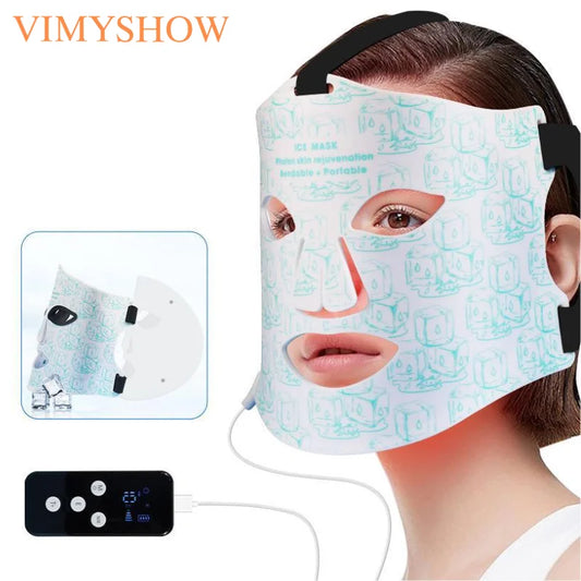 Home Spa Sessions LED Face Mask for Skin Rejuvenation and Firmness